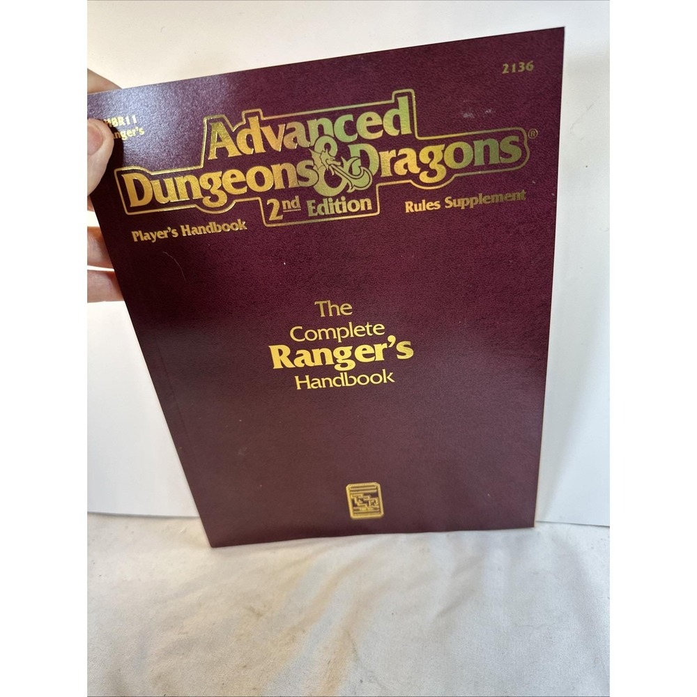 Advanced Dungeons & Dragons 2nd Edition The Complete Ranger's Handbook TSR 2136